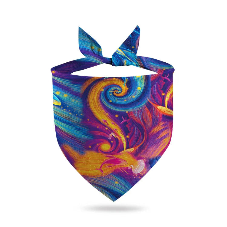 Printed dog bandana