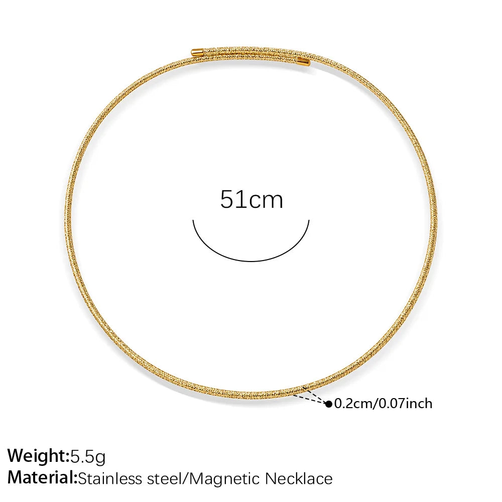 Magnetic charm necklace