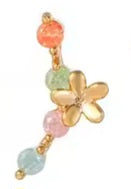 Golden Butterfly Cascade Earrings