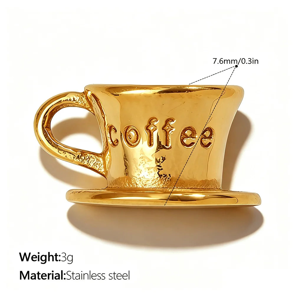 3D enamel drink charm