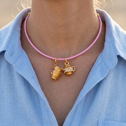 Magnetic charm necklace