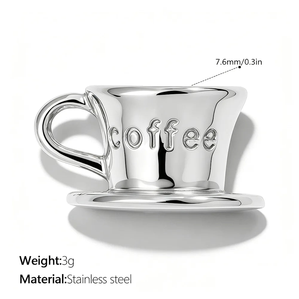 3D enamel drink charm