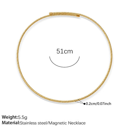 Magnetic charm necklace