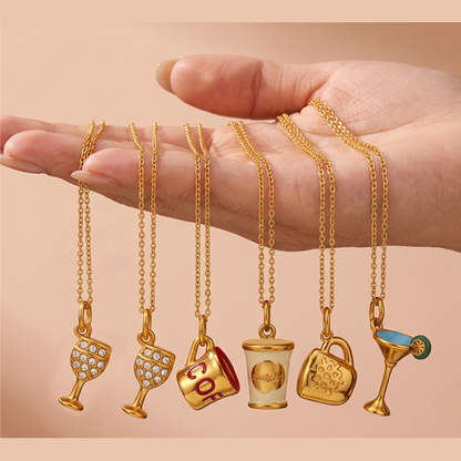 3D enamel drink charm