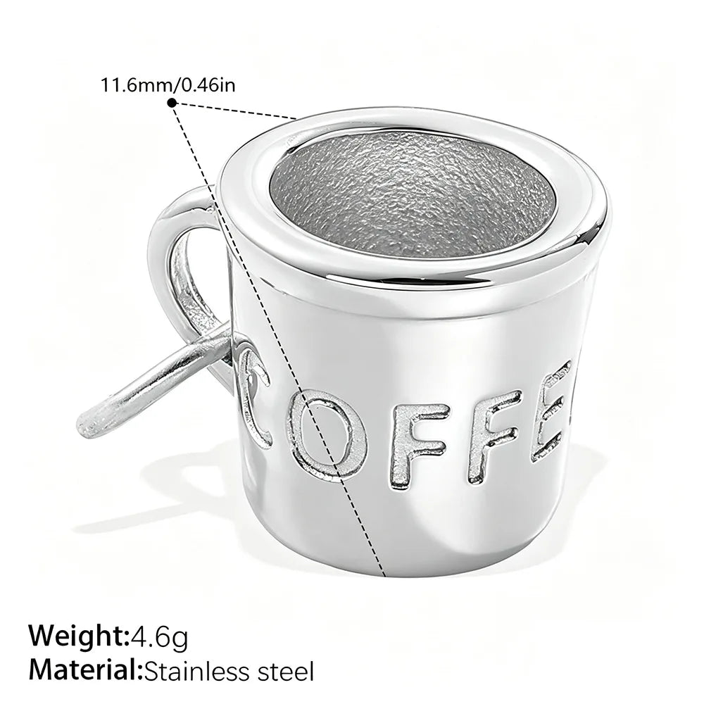 3D enamel drink charm