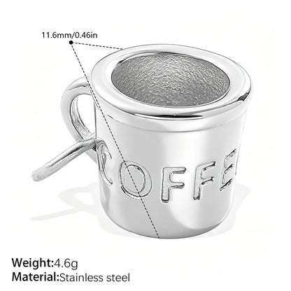 3D enamel drink charm