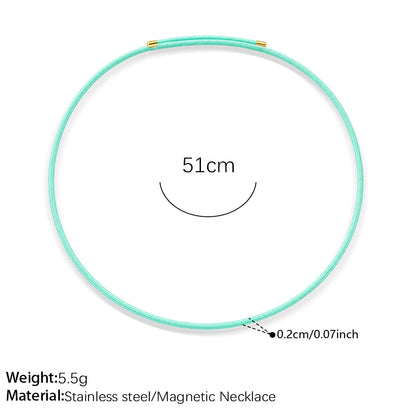 Magnetic charm necklace