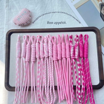 Colourful paracord knot lanyard
