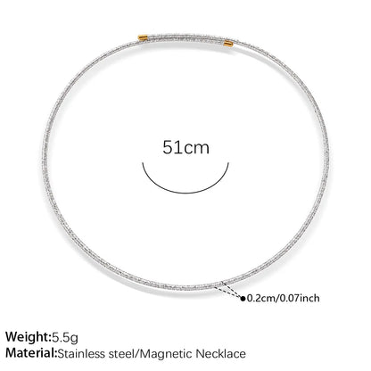 Magnetic charm necklace