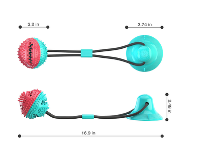 Puppy Teething Chew Toy UAE – TPR Rubber Toy for Puppies & Aggressive Chewers