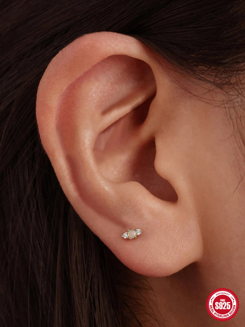 Royal Silver Crown Opal (Pair)