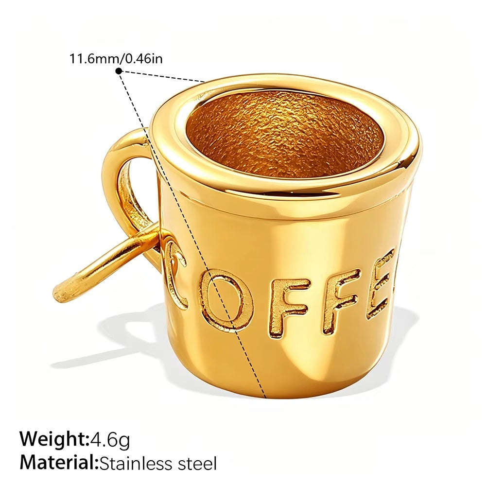 Enamel drink and mug charms