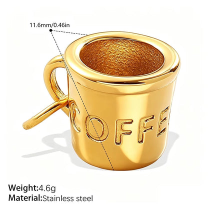 Enamel drink and mug charms