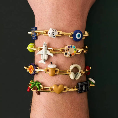 Enamel Connector Link Charm