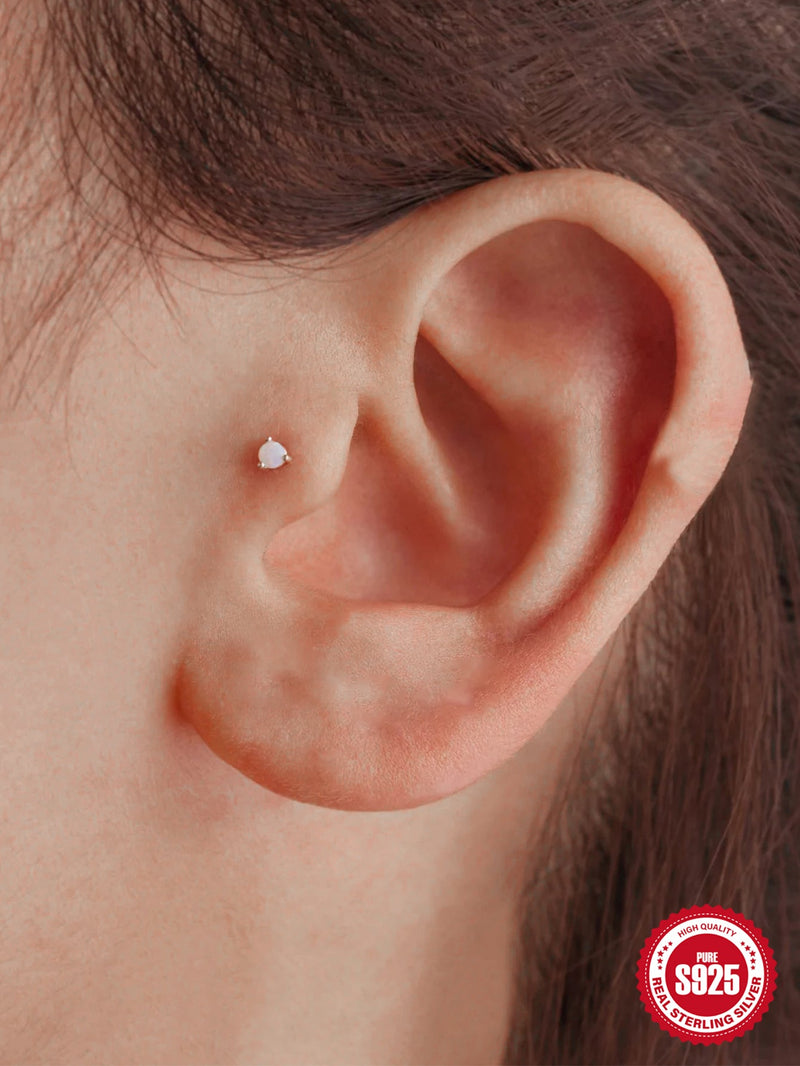 Silver Glow Opal (Pair)